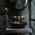 #40 Ebony Black™ Hexagonal Tile Tiles - Handmade